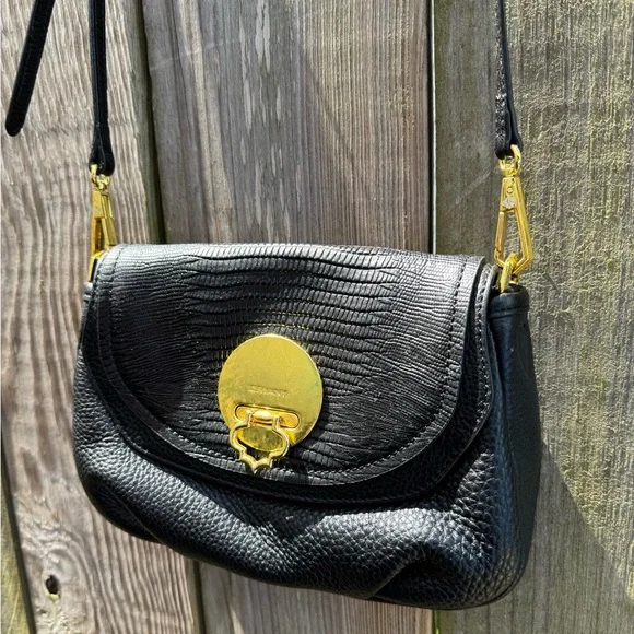 Small Black Leather Oryany Crossbody Bag - Picture 3 of 9